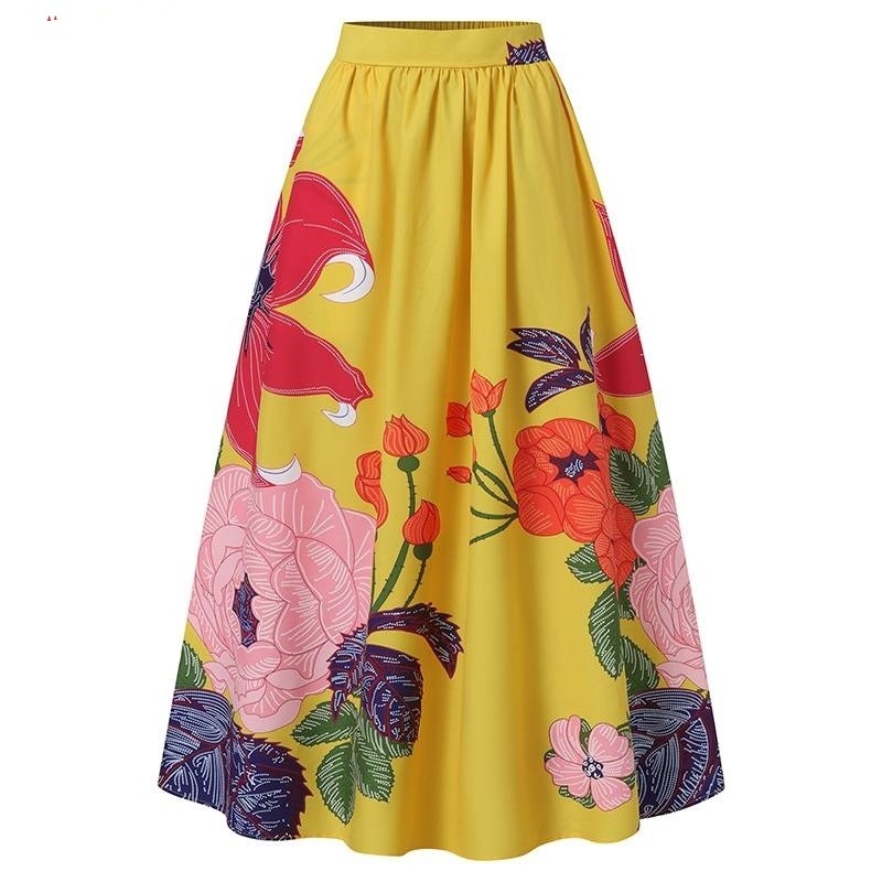 Bottoms Skirt Floral Holiday Women For Long Maxi See size chart under “more details”
