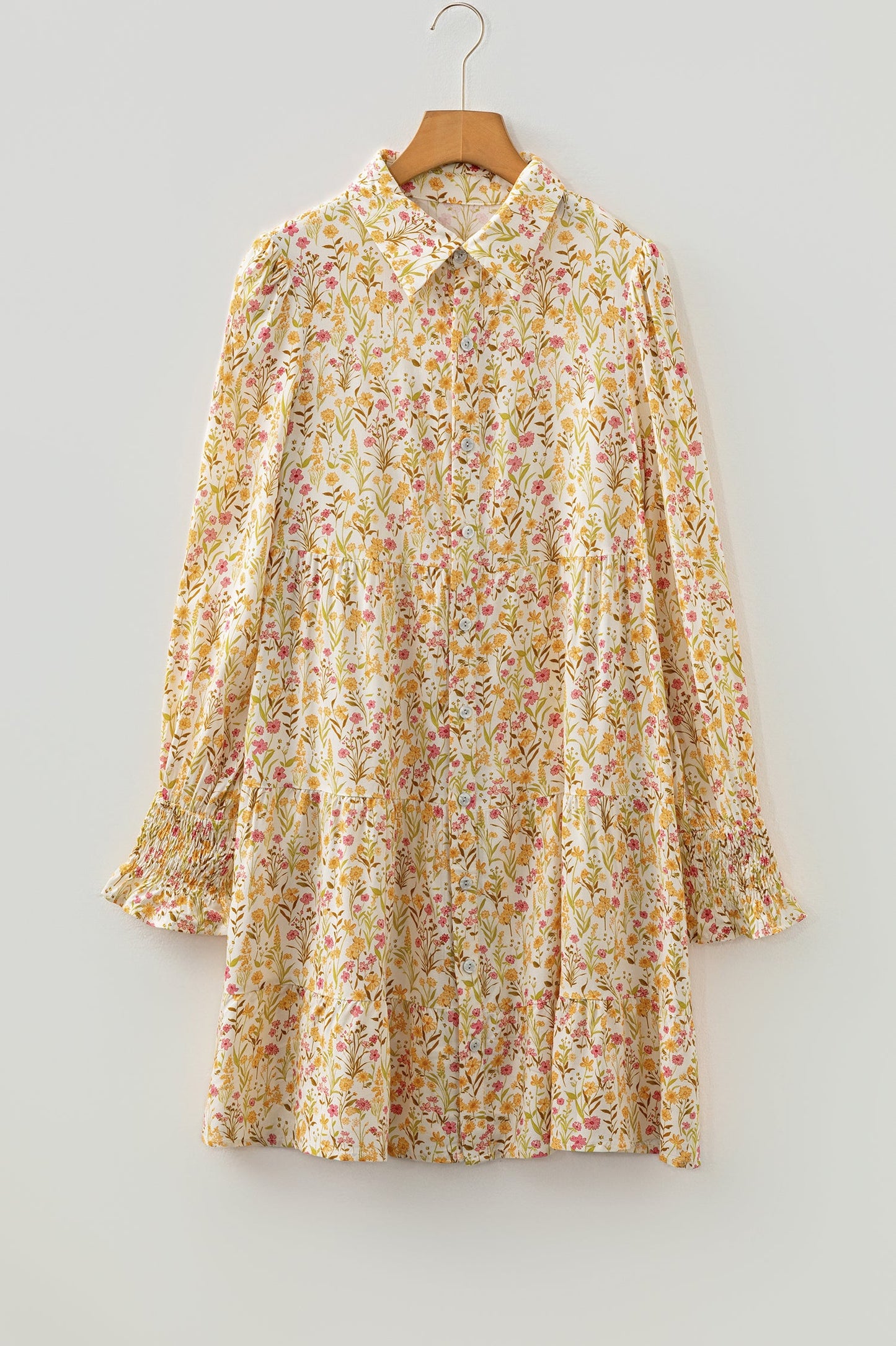 Kaiya Loose Shirt Dress Long Sleeve