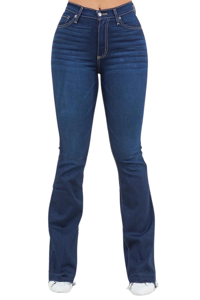 Judy Boot Cut Jean in Dark Denim