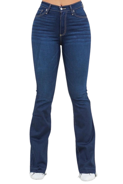 Judy Boot Cut Jean in Dark Denim