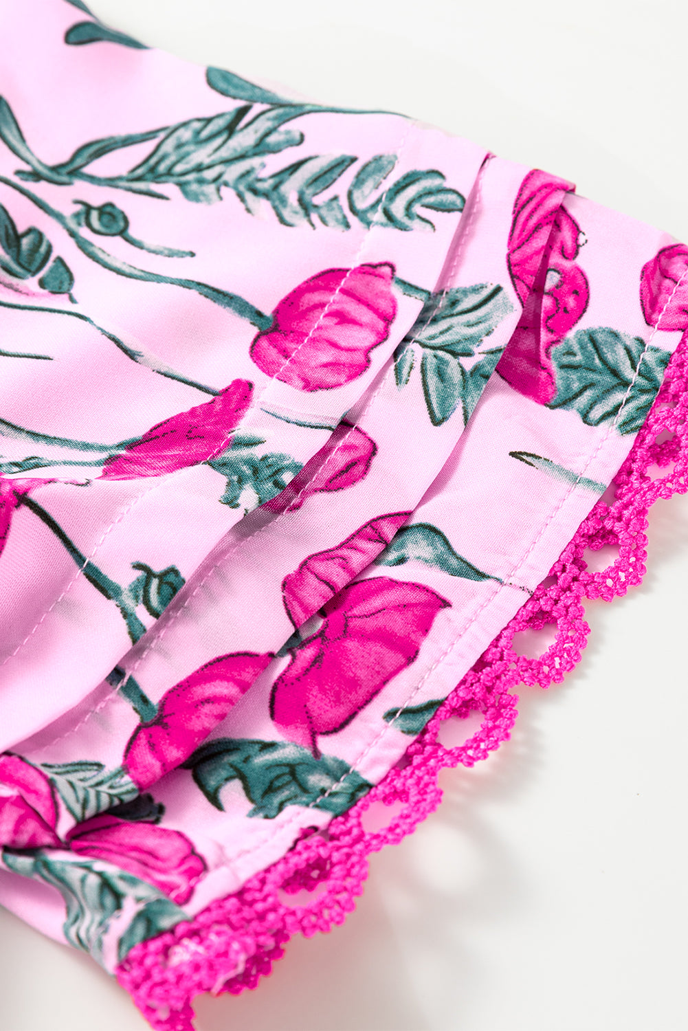 Ruby Detail Frilled Summer Blouse