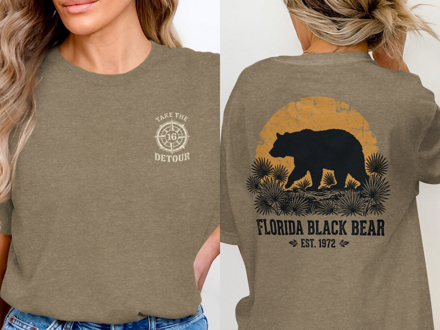Heritage Florida Bear Graphic T-Shirt