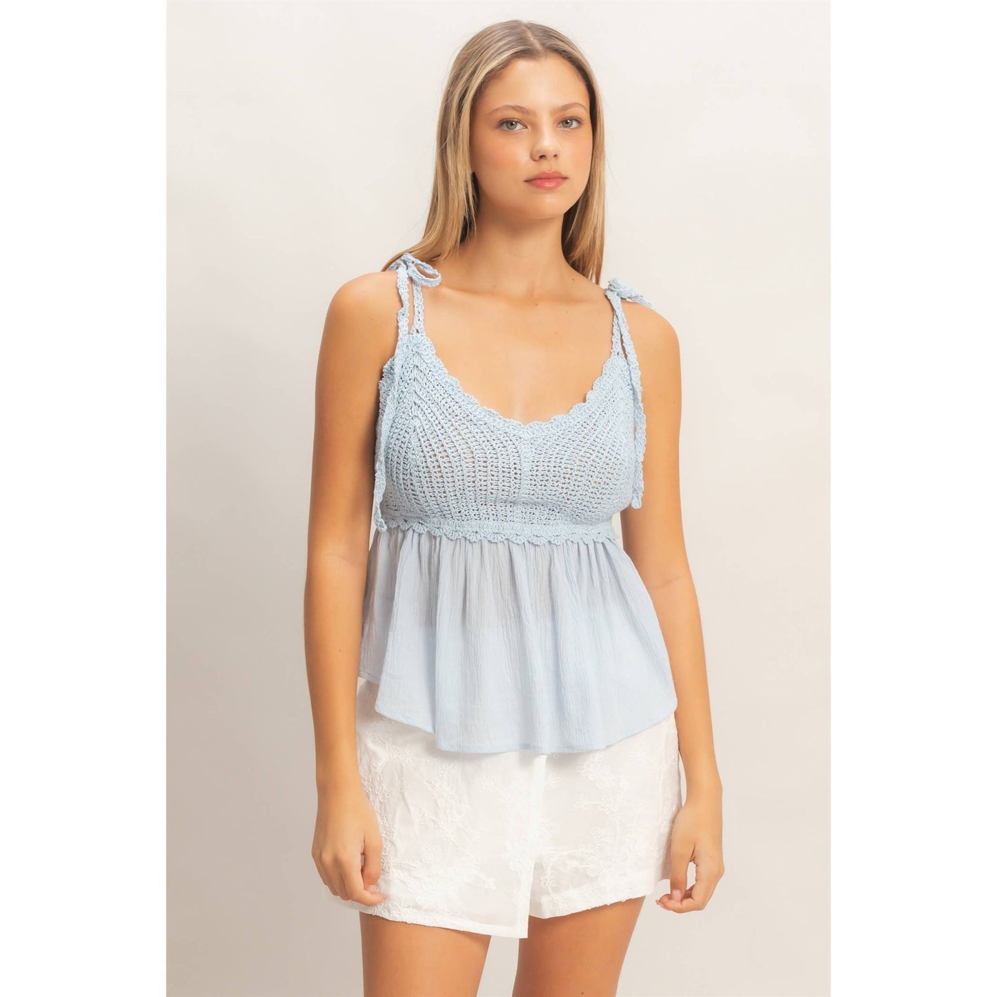 Sun + Salt Peplum Top