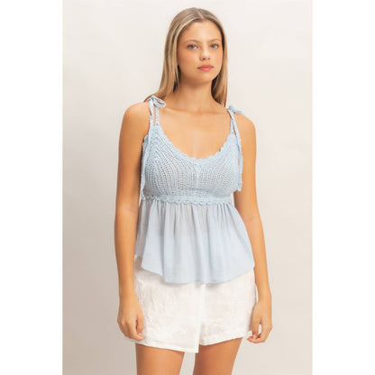 Sun + Salt Peplum Top