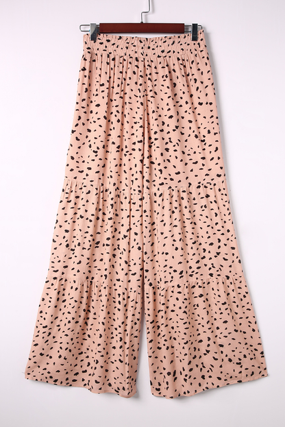 Analia Leg Dalmatian Palazzo Pants