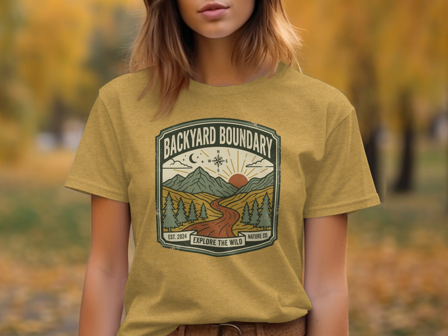 Rugged Backyard Boundary: Explore The Wild Wilderness Shirt