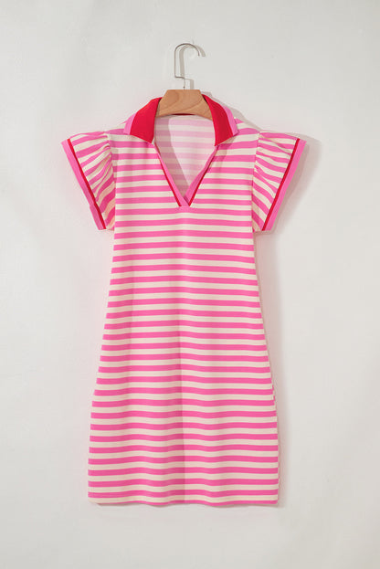 Jennifer Flutter Sleeve Short Dress