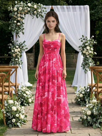 2026 Cocktail Dresses for Wedding Guest Spring Summer Floral Maxi Spaghetti Strap Beach Vacation Boho Club Party