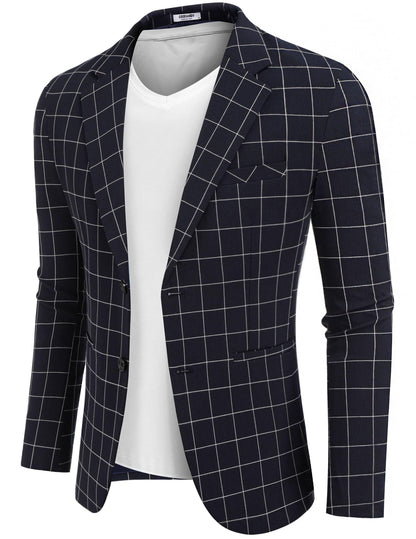 COOFANDY Men's Blazer Casual Two Buttons Sport Coats Lightweight Suit Jacket