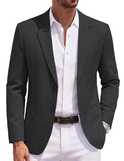 COOFANDY Men's Blazer Casual Two Buttons Sport Coats Lightweight Suit Jacket