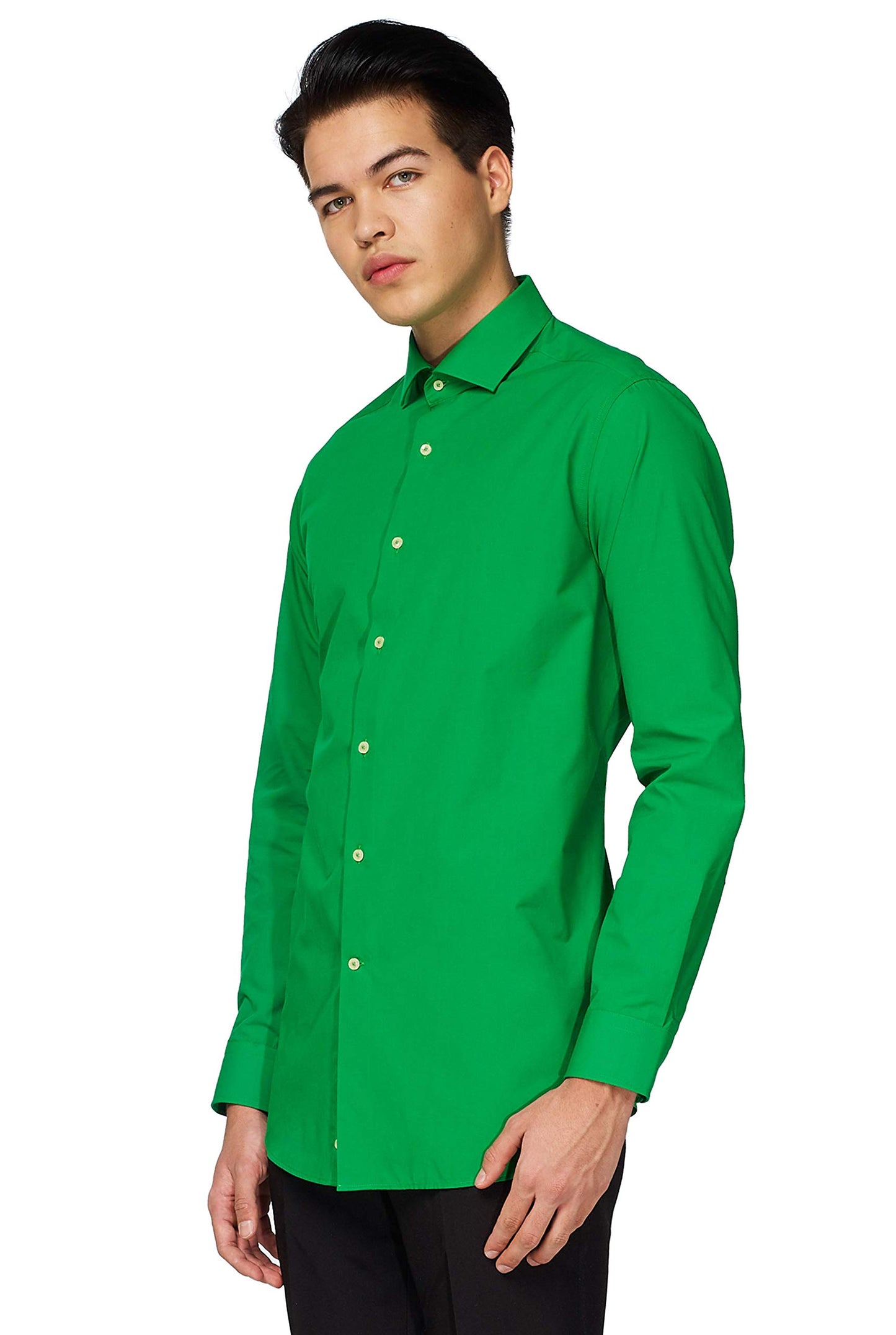 Opposuits Men's Shirt - Party and Casual Wear- Long Sleeved Button Down Dress Shirt - Slim Fit