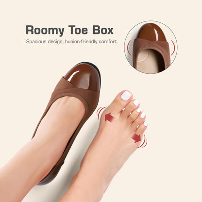 DREAM PAIRS Women's Pumps Low Chunky Block Closed Toe Shoes Work Comfortable Heels Round Toe Dress