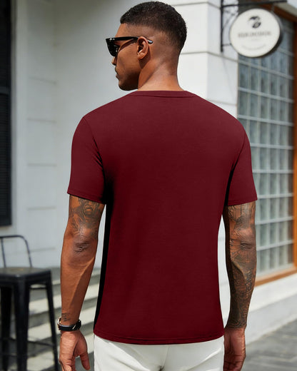 Aiyino Mens Cotton Christian Cross Graphic T Shirt Minimal Faith Casual Crew Neck Tee for Church