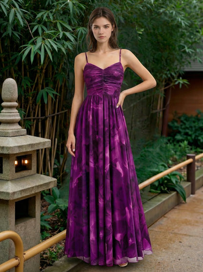 2026 Cocktail Dresses for Wedding Guest Spring Summer Floral Maxi Spaghetti Strap Beach Vacation Boho Club Party