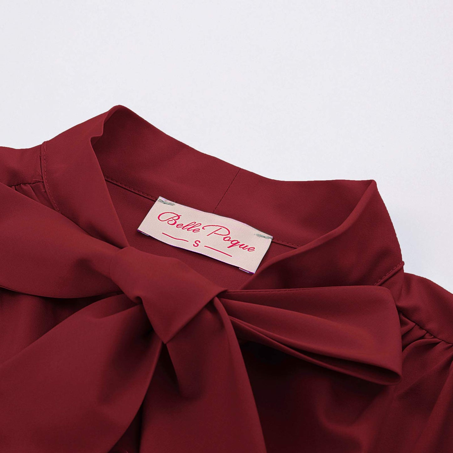 Belle Poque Summer Short Sleeve Office Button Down Blouse Stripe Shirt Tops with Bow Tie BP573