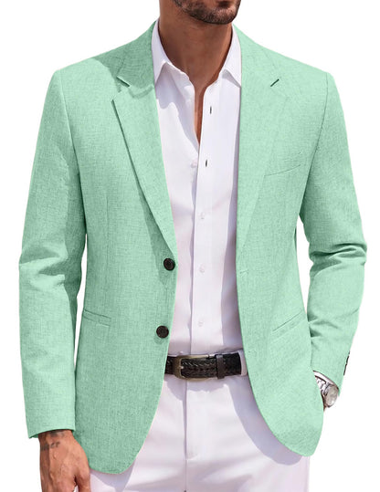 COOFANDY Men's Blazer Casual Two Buttons Sport Coats Lightweight Suit Jacket