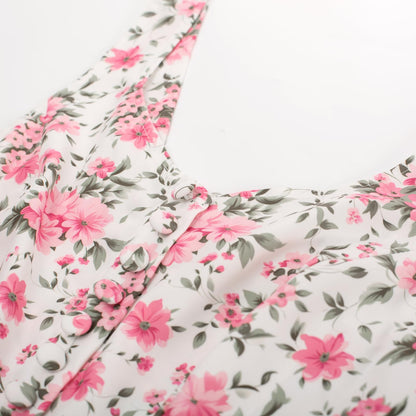 Belle Poque 1950s Vintage Dress for Women Sleeveless Homecoming Dresses Cocktail Party A-Line Summer Dress