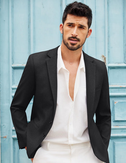 COOFANDY Men's Blazer Casual Two Buttons Sport Coats Lightweight Suit Jacket