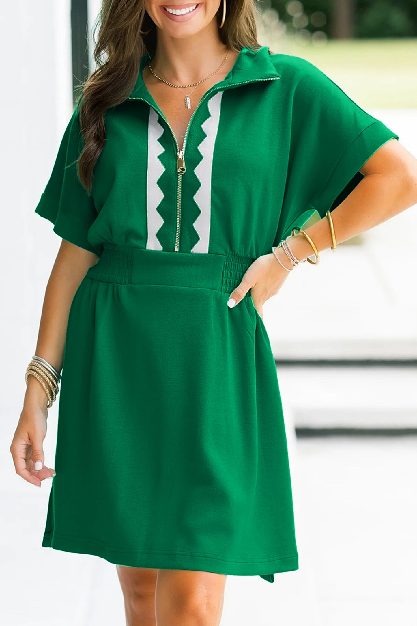 Lakelynn Short Sleeve Mini Dress