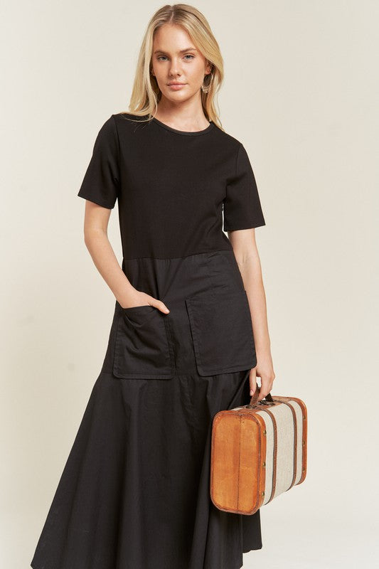 PLUS Jade by Jane Knit Mix Dress