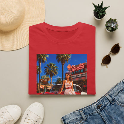 Retro Diner Tee — 'Starlite Diner' Vintage 1950s Pinup T-Shirt