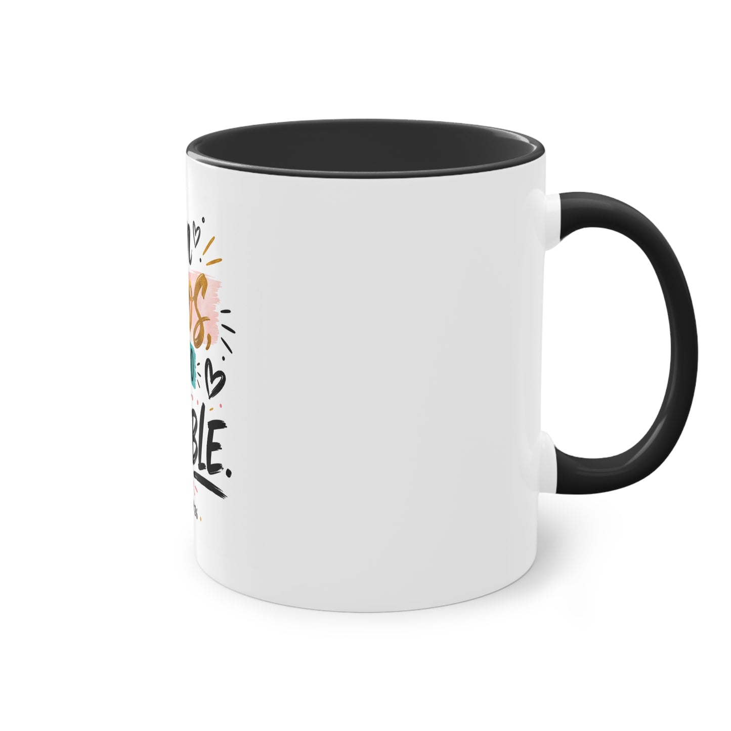 Coffee Mug — "Con Dios Todo Es Posible" Inspirational Spanish Scripture 11oz
