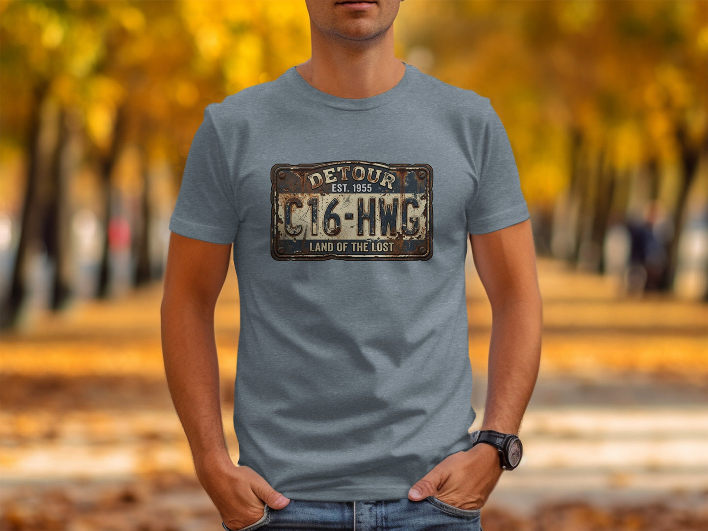 Land of the Lost Detour Plate: The Explorer's Adventure Tee