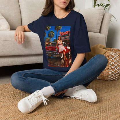 Retro Diner Tee — 'Starlite Diner' Vintage 1950s Pinup T-Shirt