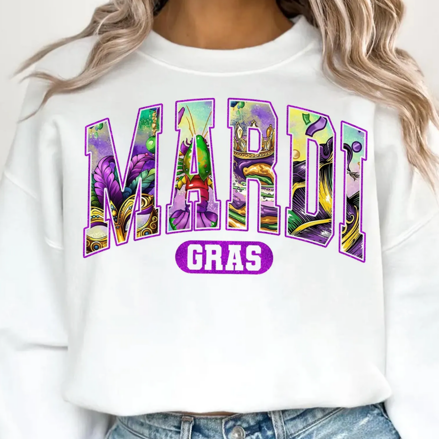 Cute Mardi Gras - Mardi Gras Shirt or Crewneck