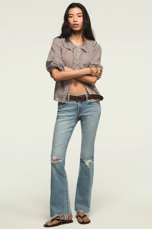 [7W15705-440] WOMENS LUCKY BRAND MID RISE SWEET FLARE - CAPSIZE DEST