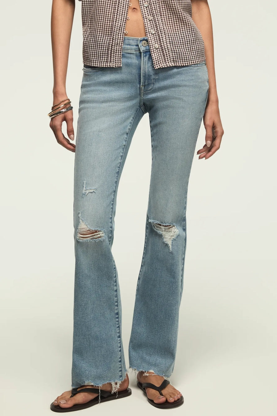 [7W15705-440] WOMENS LUCKY BRAND MID RISE SWEET FLARE - CAPSIZE DEST
