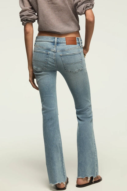 [7W15705-440] WOMENS LUCKY BRAND MID RISE SWEET FLARE - CAPSIZE DEST