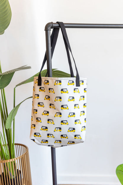 Classic Auto Tote Bag – A Whimsical Ride for Everyday Adventures