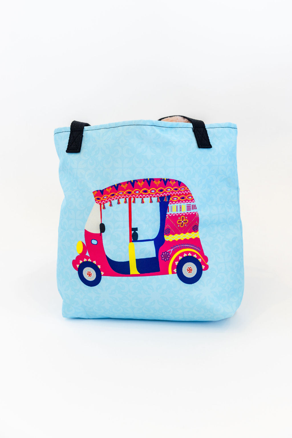 Pink Auto Tote Bag – A Bold Statement in Motion