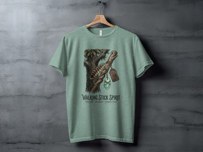 Heritage Walking Stick Spirit: Journey Nomad Tee