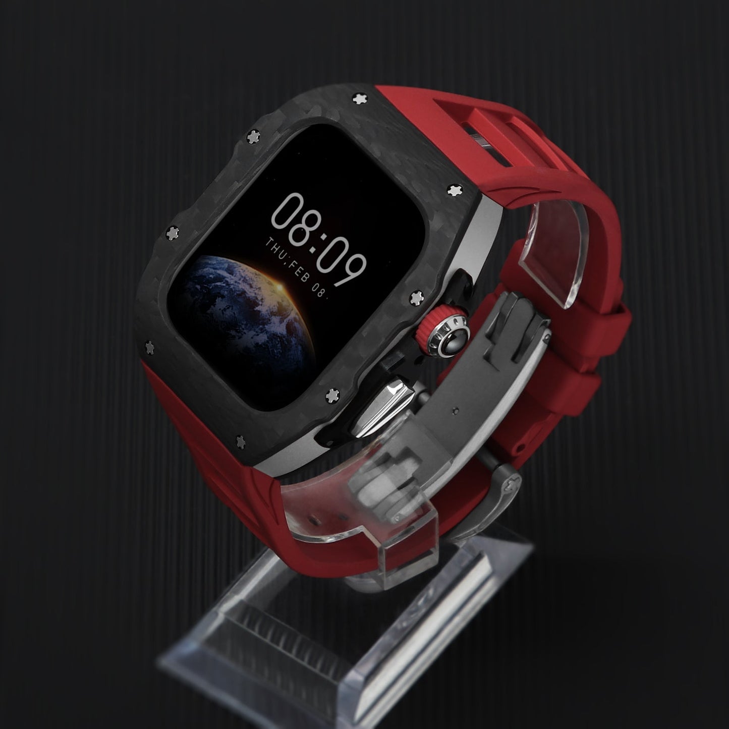 Luxury Mod Kit for Apple Watch 10/11 (42/46mm) - Silver Edition