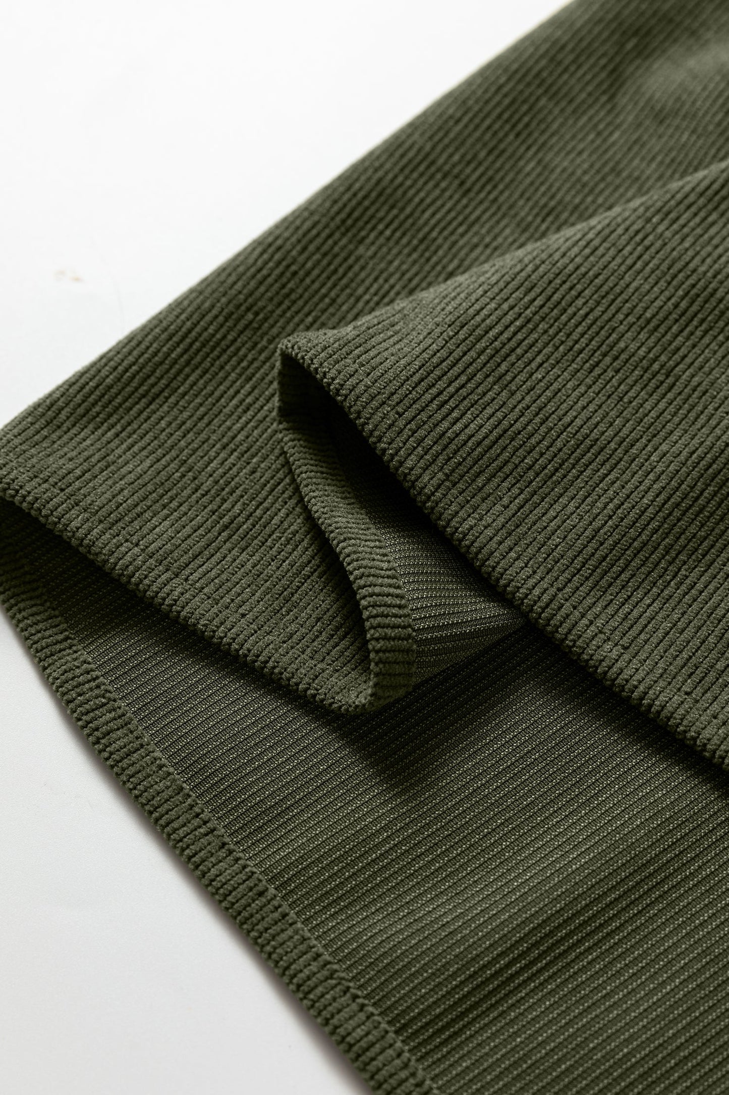 Michelle Pleated Corduroy Mini Dress