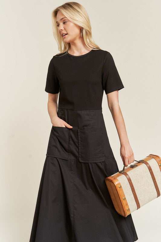 PLUS Jade by Jane Knit Mix Dress