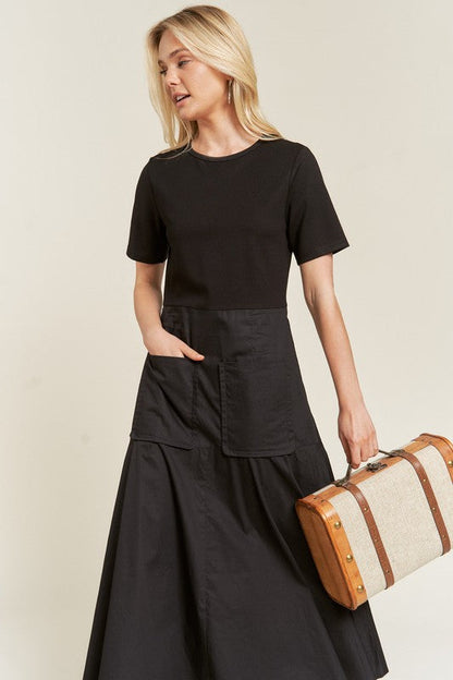 PLUS Jade by Jane Knit Mix Dress