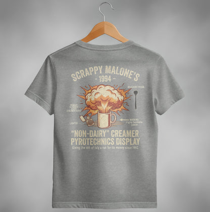 Scrappy Malone's Creamer Pyrotechnics Tee - '90s Nostalgia