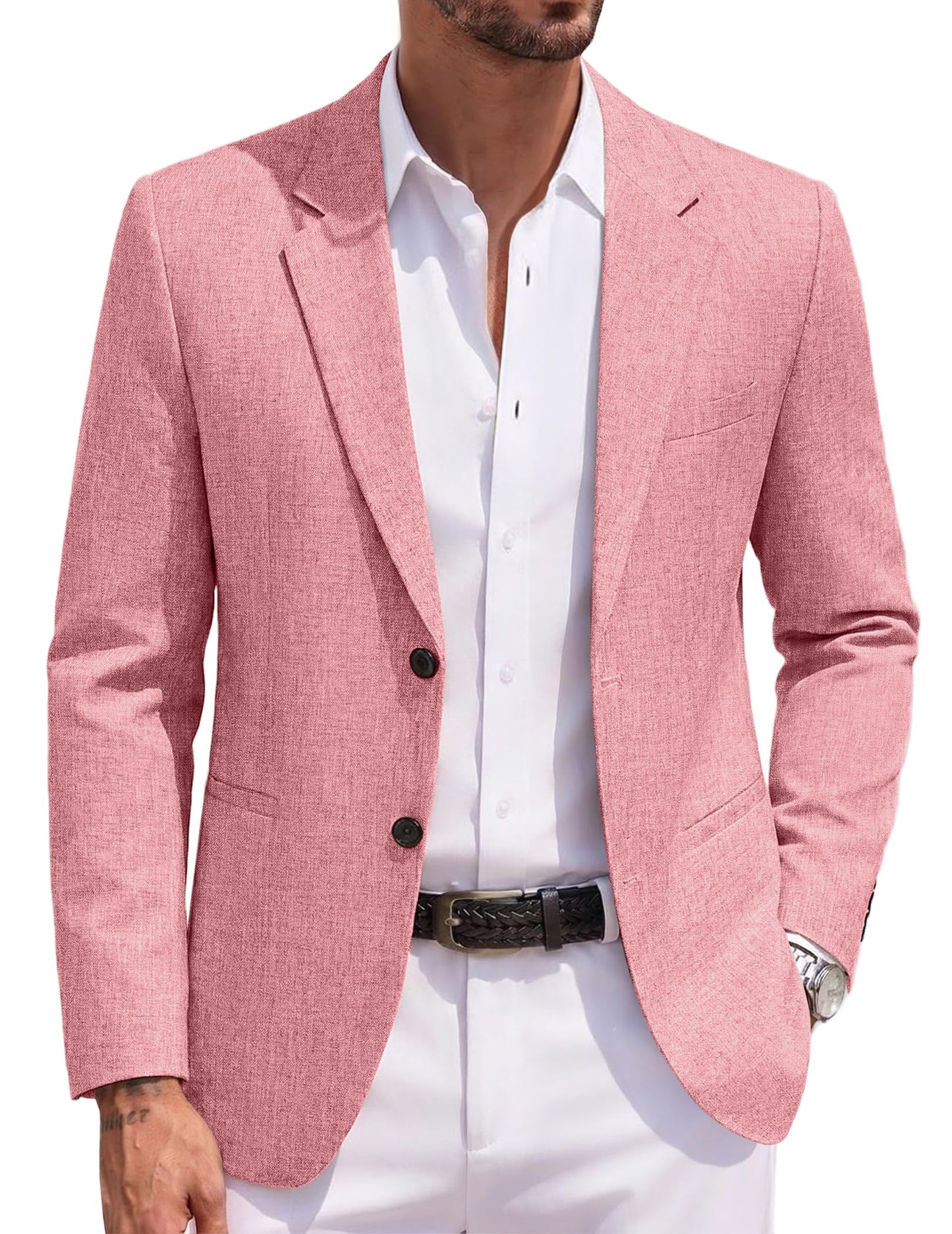 COOFANDY Men's Blazer Casual Two Buttons Sport Coats Lightweight Suit Jacket