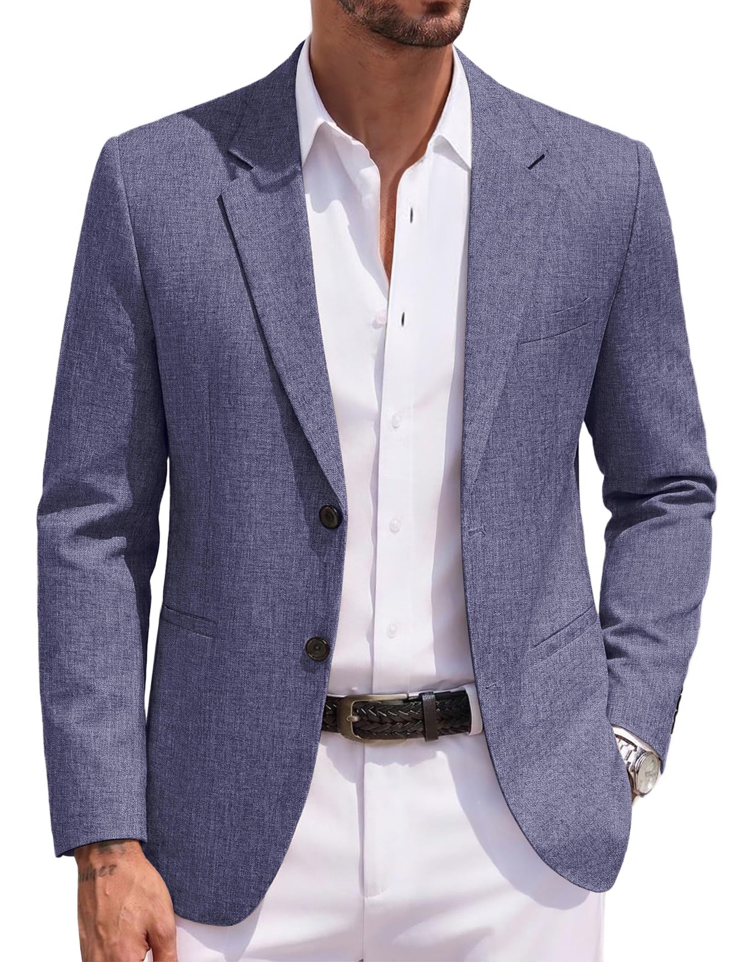 COOFANDY Men's Blazer Casual Two Buttons Sport Coats Lightweight Suit Jacket