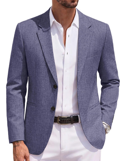 COOFANDY Men's Blazer Casual Two Buttons Sport Coats Lightweight Suit Jacket