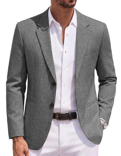COOFANDY Men's Blazer Casual Two Buttons Sport Coats Lightweight Suit Jacket