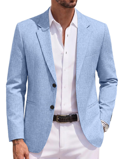 COOFANDY Men's Blazer Casual Two Buttons Sport Coats Lightweight Suit Jacket