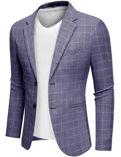 COOFANDY Men's Blazer Casual Two Buttons Sport Coats Lightweight Suit Jacket