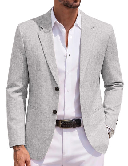 COOFANDY Men's Blazer Casual Two Buttons Sport Coats Lightweight Suit Jacket