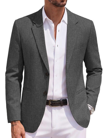 COOFANDY Men's Blazer Casual Two Buttons Sport Coats Lightweight Suit Jacket