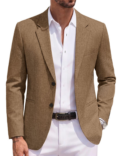 COOFANDY Men's Blazer Casual Two Buttons Sport Coats Lightweight Suit Jacket