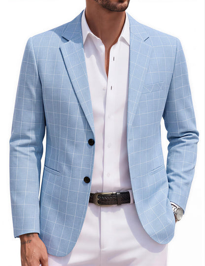 COOFANDY Men's Blazer Casual Two Buttons Sport Coats Lightweight Suit Jacket
